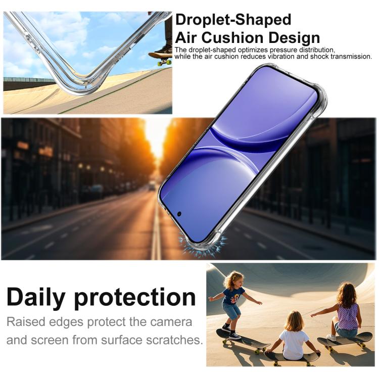For Redmi Turbo 5 5G/Poco X8 Pro 5G imak Shockproof Airbag TPU Phone Case - Transparent