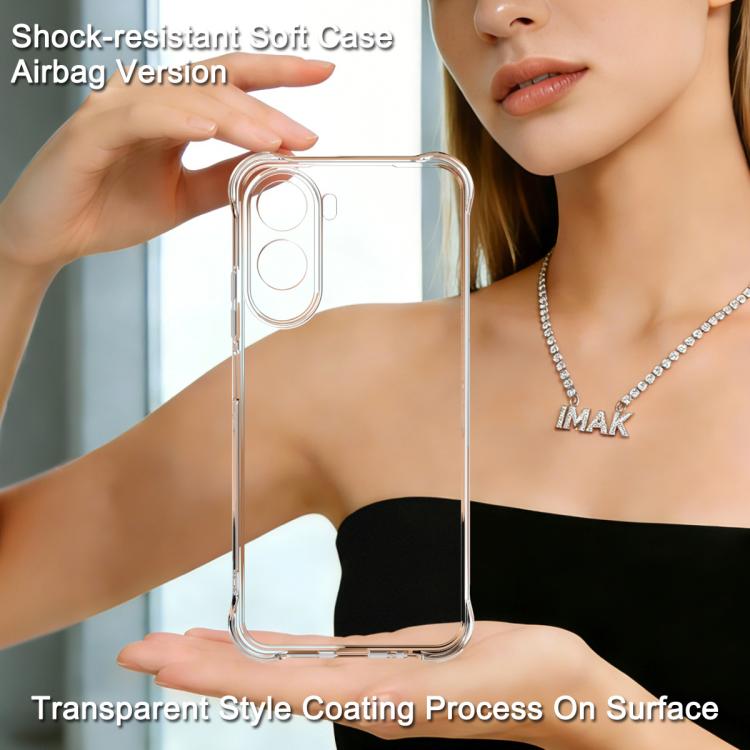 For Redmi A7 Pro 171mm/Poco C85x 5G imak Shockproof Airbag TPU Phone Case - Transparent