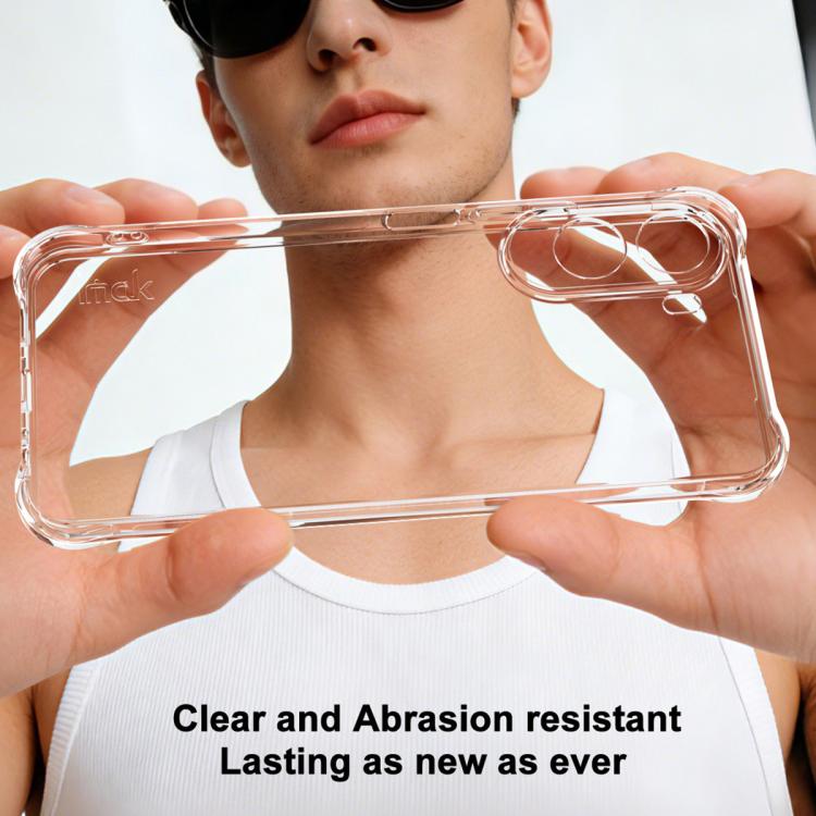 For Redmi A7 Pro 171mm/Poco C85x 5G imak Shockproof Airbag TPU Phone Case - Transparent