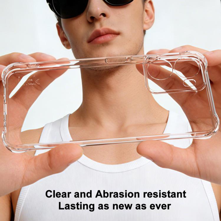 For Redmi 15a 5G imak Shockproof Airbag TPU Phone Case - Transparent
