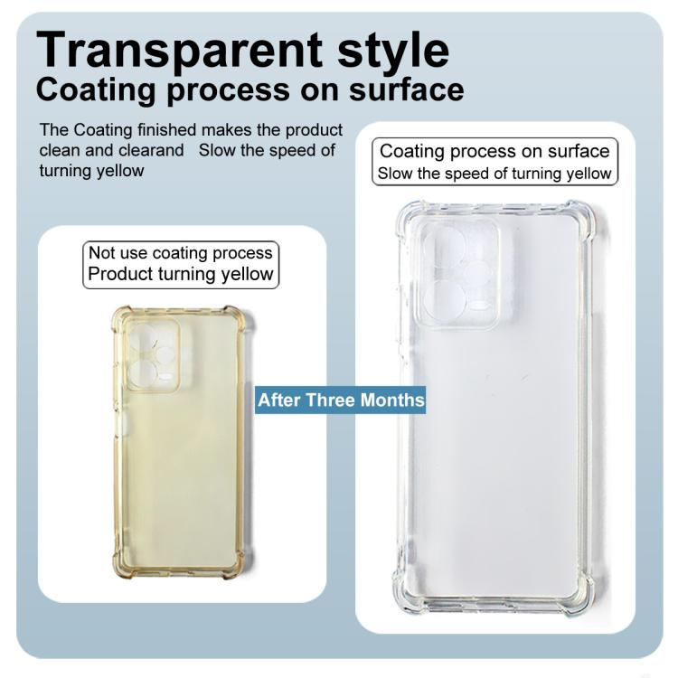 For Redmi K90 Max 5G imak Shockproof Airbag TPU Phone Case - Transparent