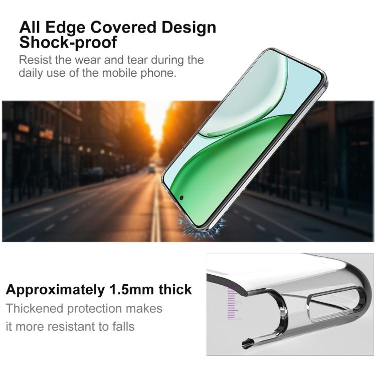 For Honor X70 5G/Magic8 Lite/X9d 5G IMAK UX-10 Series Transparent Shockproof TPU Phone Case - Transparent