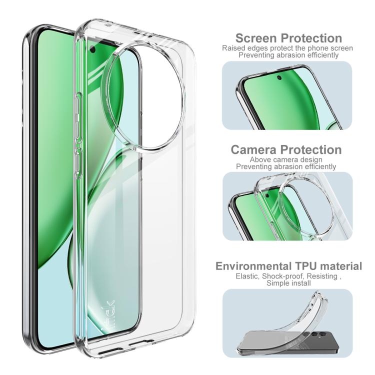For Honor X70 5G/Magic8 Lite/X9d 5G IMAK UX-10 Series Transparent Shockproof TPU Phone Case - Transparent