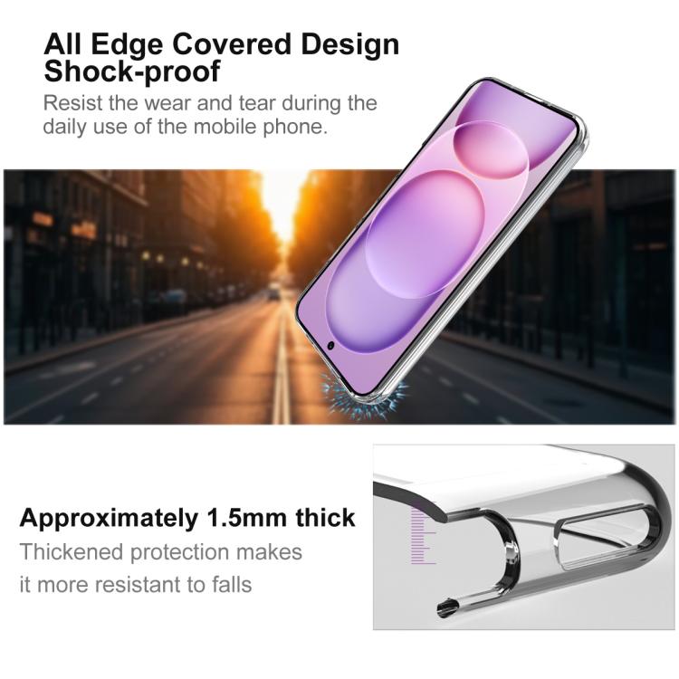 For Honor Magic8 Pro Air 5G IMAK UX-10 Series Transparent Shockproof TPU Phone Case - Transparent