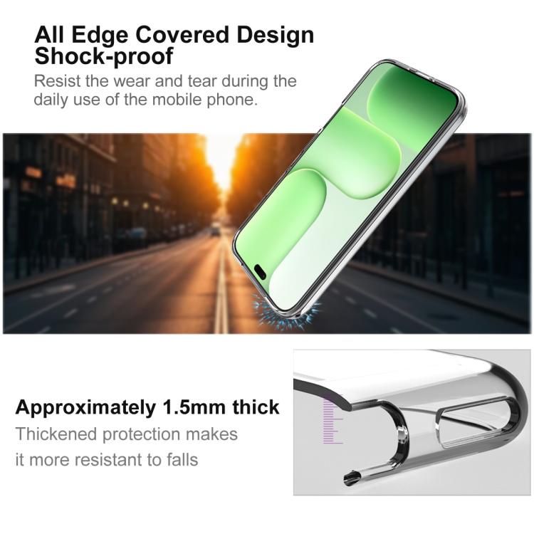 For Honor 600 Lite Global IMAK UX-10 Series Transparent Shockproof TPU Phone Case - Transparent