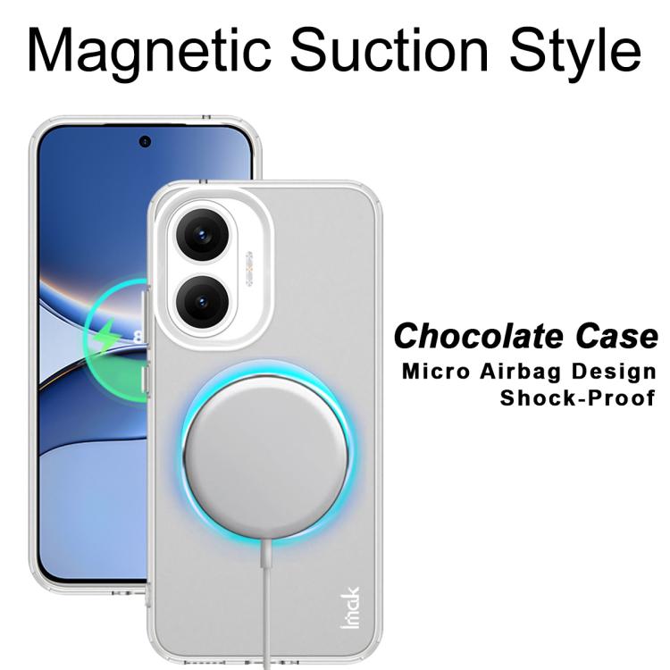 For Redmi Turbo 4 Pro / POCO F7 IMAK Chocolate Series TPU + PET MagSafe Phone Case