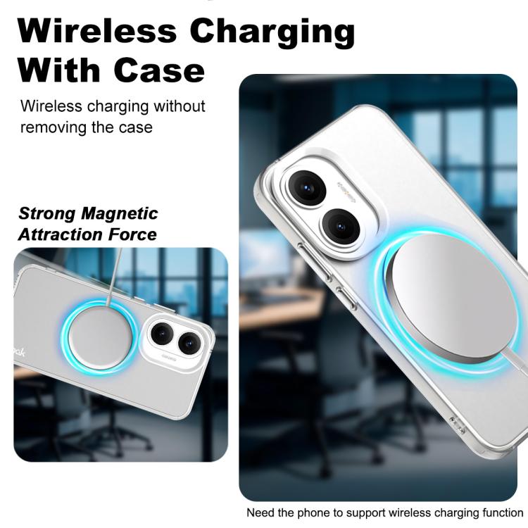 For Redmi Turbo 4 Pro / POCO F7 IMAK Chocolate Series TPU + PET MagSafe Phone Case