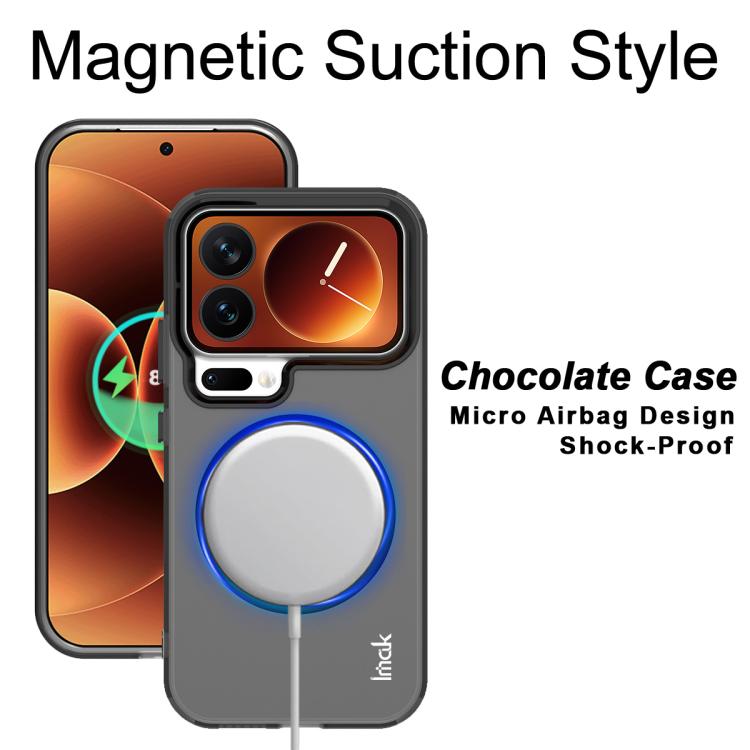 For Xiaomi 17 Pro IMAK Chocolate Series TPU + PET MagSafe Phone Case