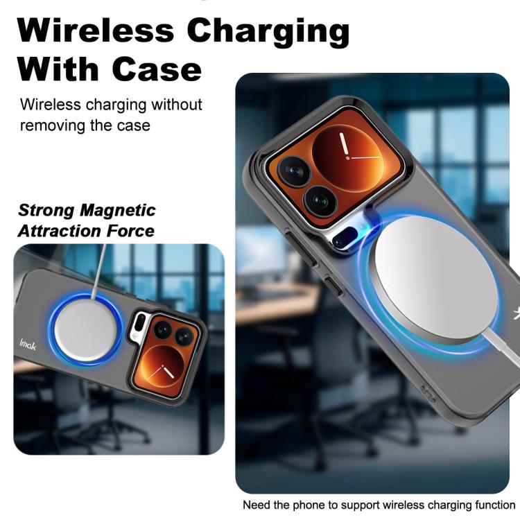 For Xiaomi 17 Pro IMAK Chocolate Series TPU + PET MagSafe Phone Case