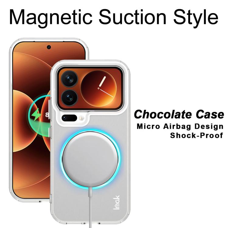 For Xiaomi 17 Pro IMAK Chocolate Series TPU + PET MagSafe Phone Case