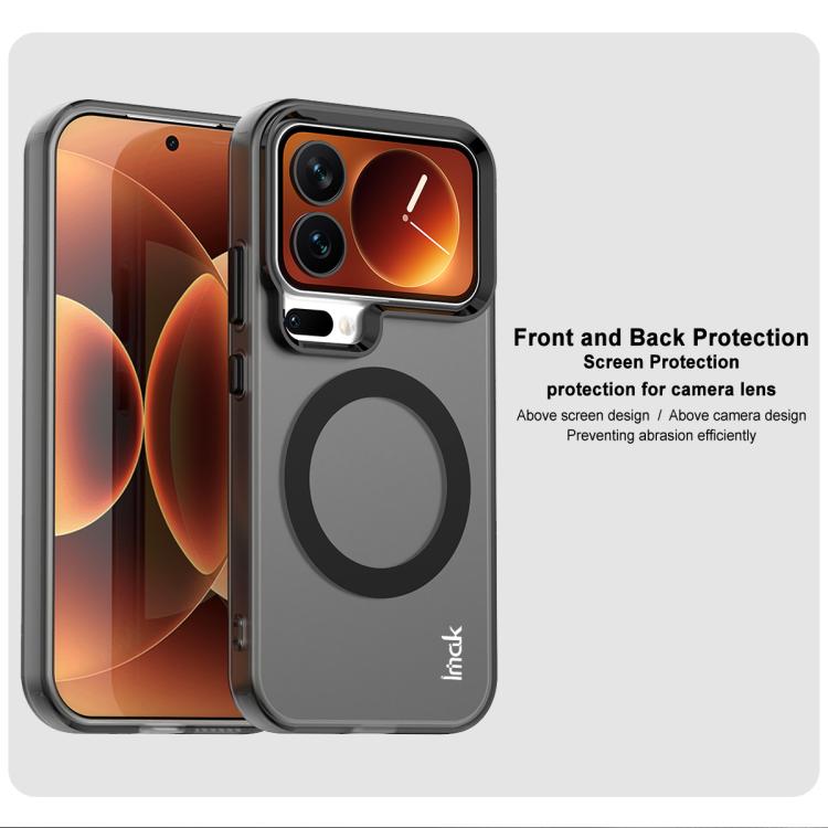 For Xiaomi 17 Pro Max IMAK Chocolate Series TPU + PET MagSafe Phone Case