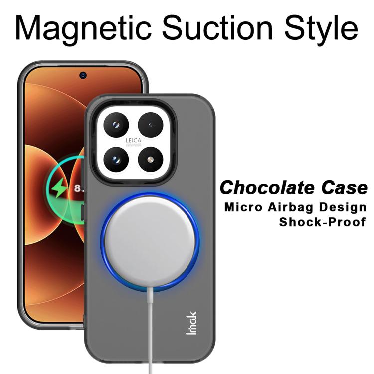 For Xiaomi 17 IMAK Chocolate Series TPU + PET MagSafe Phone Case