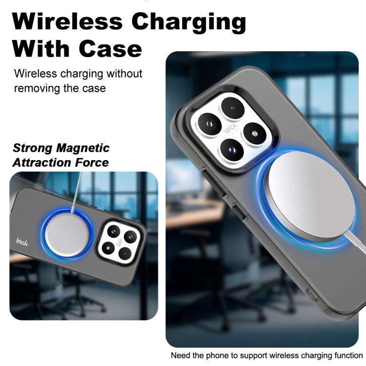 For Xiaomi 17 IMAK Chocolate Series TPU + PET MagSafe Phone Case