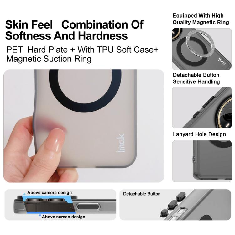 For Xiaomi 17 IMAK Chocolate Series TPU + PET MagSafe Phone Case
