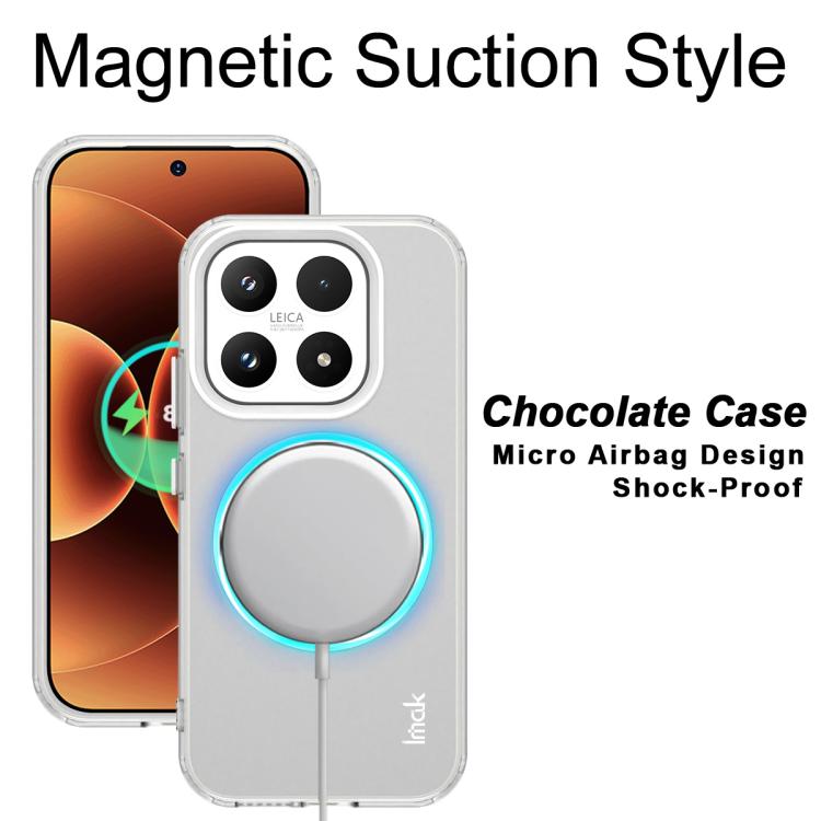 For Xiaomi 17 IMAK Chocolate Series TPU + PET MagSafe Phone Case