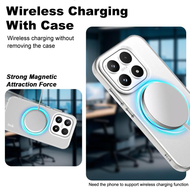 For Xiaomi 17 IMAK Chocolate Series TPU + PET MagSafe Phone Case