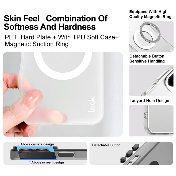 For Xiaomi 17 IMAK Chocolate Series TPU + PET MagSafe Phone Case