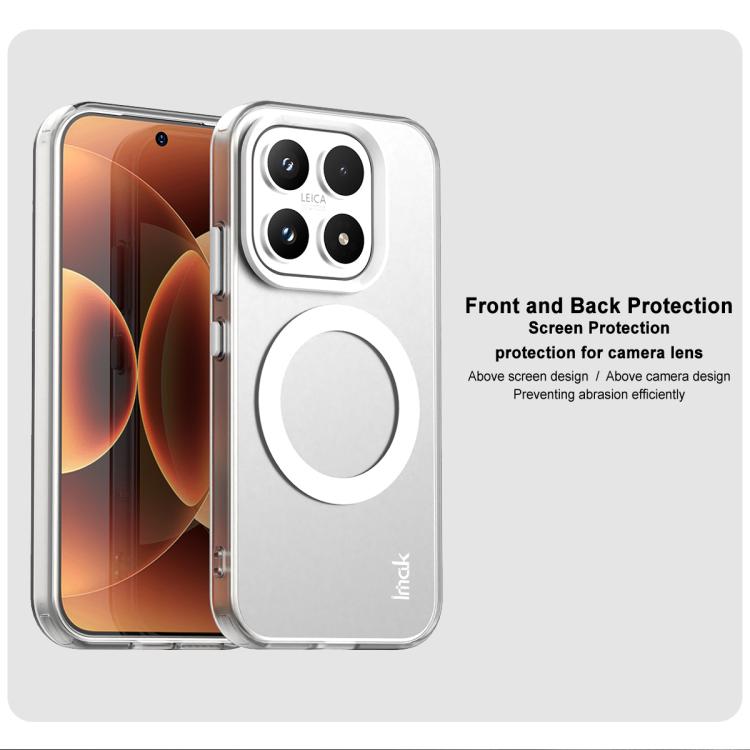 For Xiaomi 17 IMAK Chocolate Series TPU + PET MagSafe Phone Case