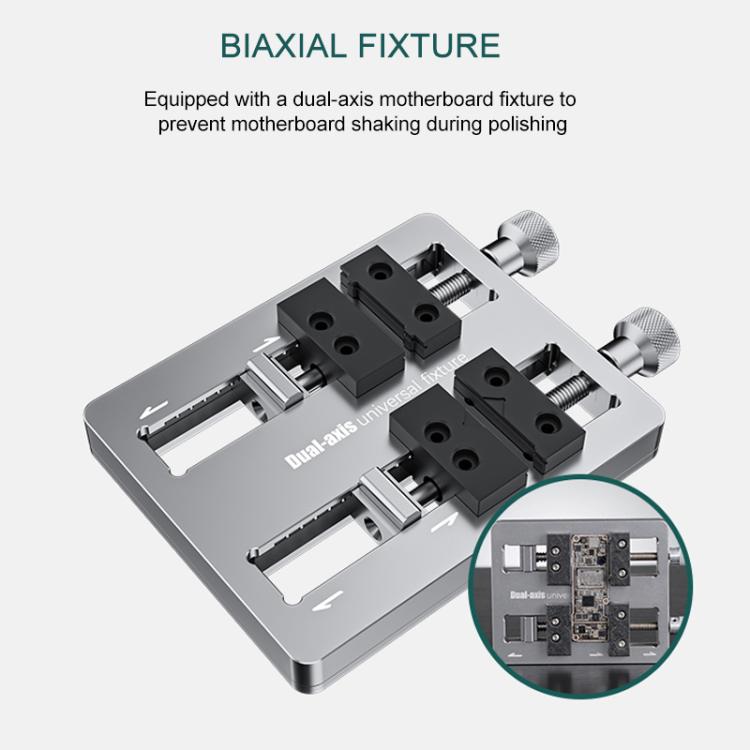 TBK 928 Intelligent High-speed Motor Three-axis Adjustment Motherboard/IC Grinder, Plug:EU Plug