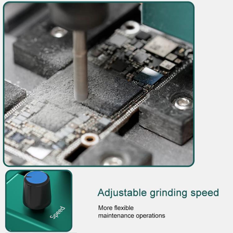 TBK 928 Intelligent High-speed Motor Three-axis Adjustment Motherboard/IC Grinder, Plug:EU Plug