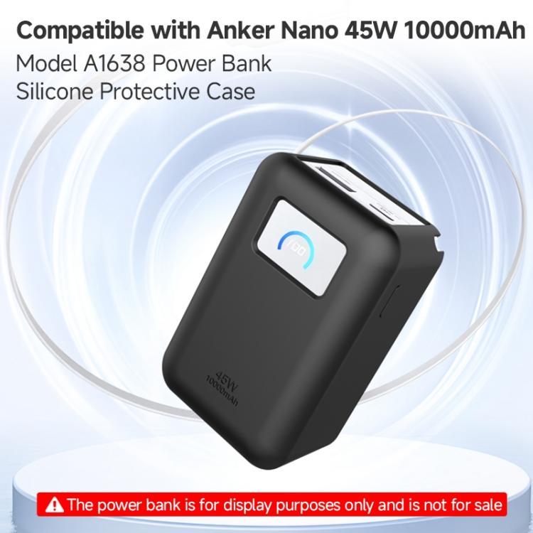 For Anker Nano 45W 10000mAh Power Bank Silicone Protective Case