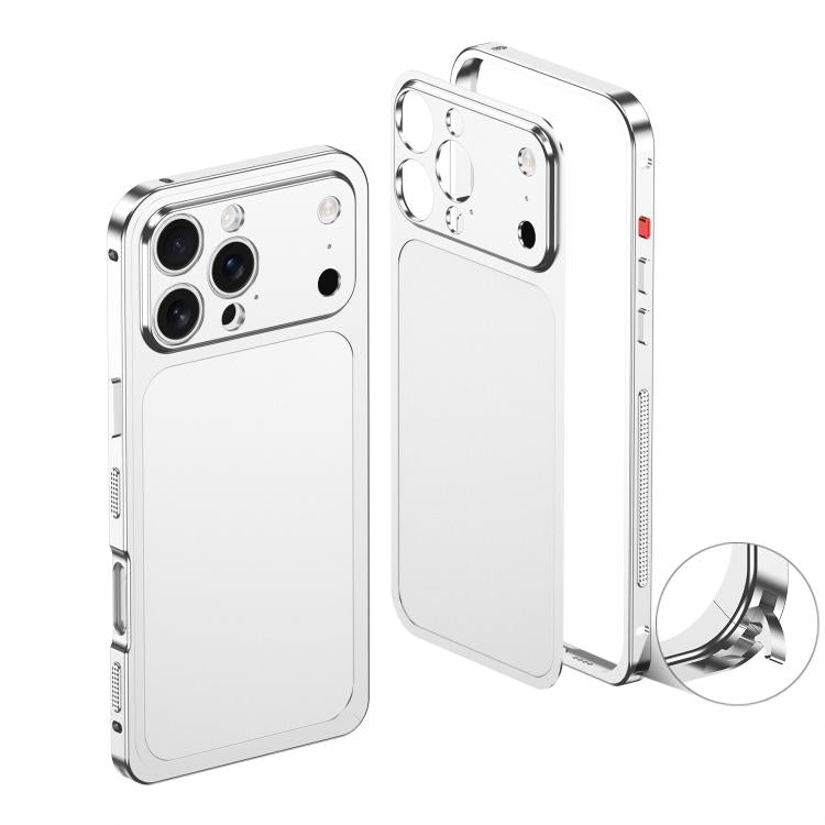 For iPhone 16 Pro Max Cooling Frame Transforms into 17 Pro Metal Backplate Phone Case