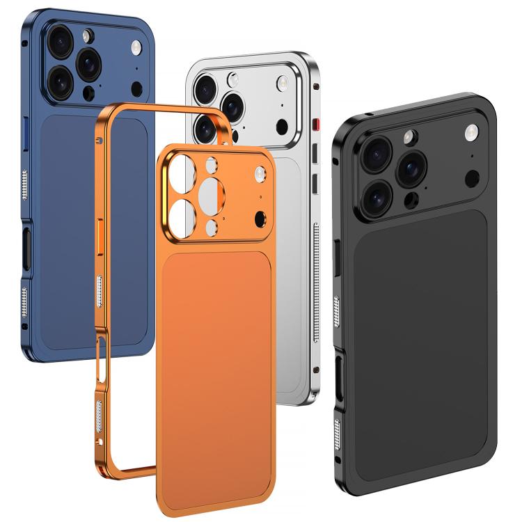 For iPhone 15 Pro Cooling Frame Transforms into 17 Pro Metal Backplate Phone Case