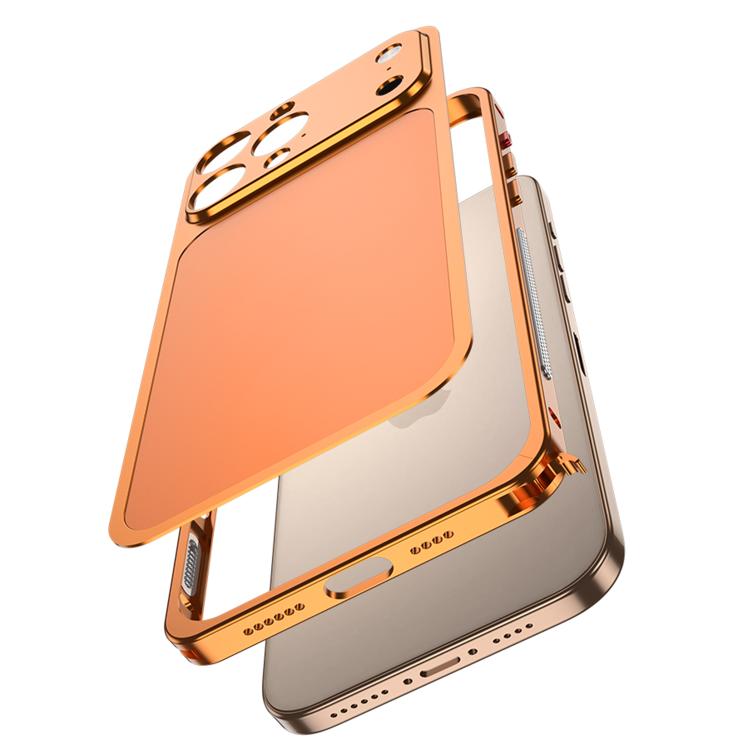 For iPhone 16 Pro Cooling Frame Transforms into 17 Pro Metal Backplate Phone Case