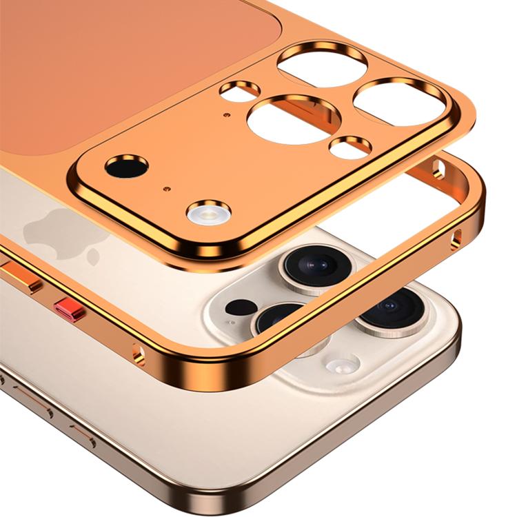 For iPhone 16 Pro Cooling Frame Transforms into 17 Pro Metal Backplate Phone Case
