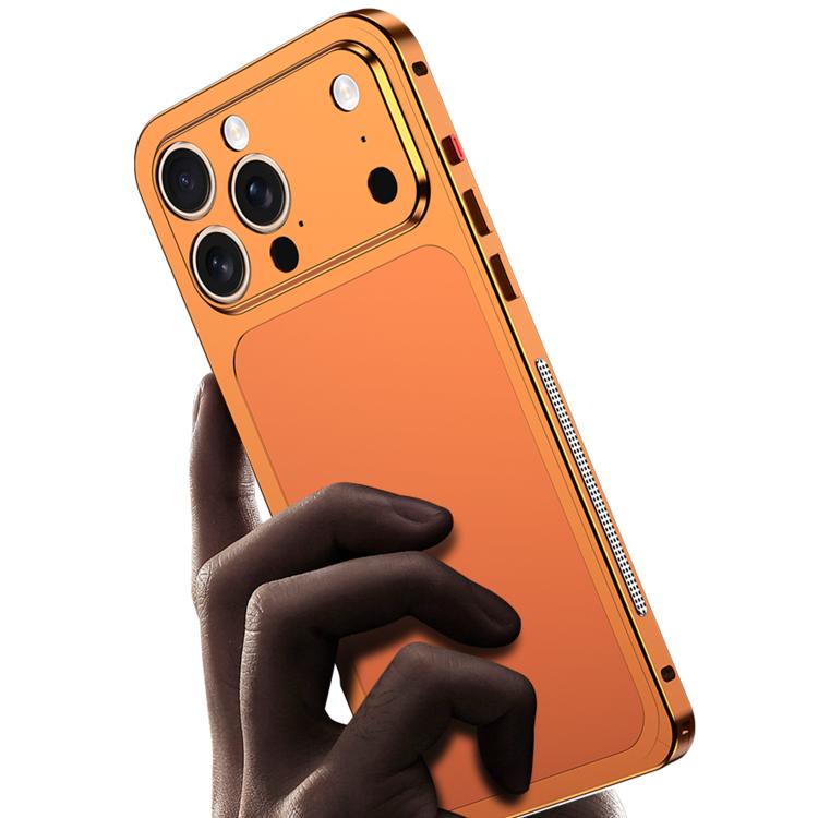 For iPhone 16 Pro Cooling Frame Transforms into 17 Pro Metal Backplate Phone Case