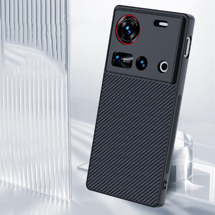 For ZTE nubia Z80 Ultra Carbon Fiber Texture Printing Phone Case