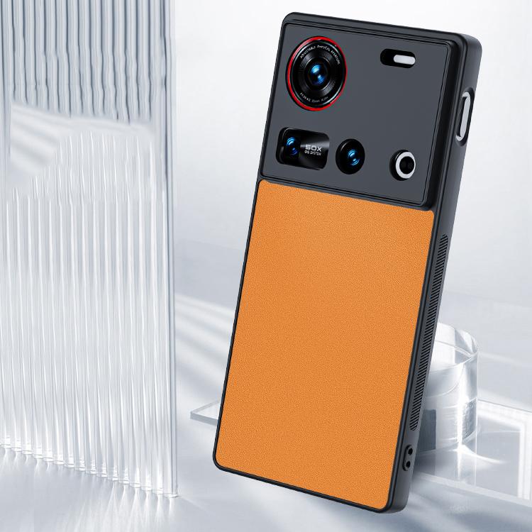 For ZTE nubia Z80 Ultra Ultra-thin Plain Skin Leather Phone Case