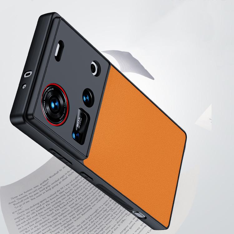 For ZTE nubia Z80 Ultra Ultra-thin Plain Skin Leather Phone Case