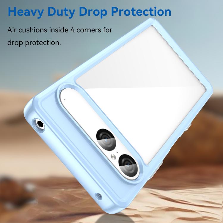 For Sony Xperia 10 VII Colorful Series Acrylic Hybrid TPU Phone Case