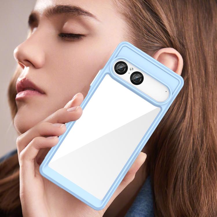 For Sony Xperia 10 VII Colorful Series Acrylic Hybrid TPU Phone Case