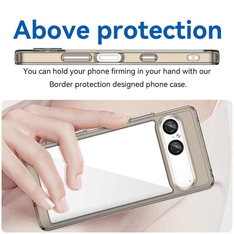 For Sony Xperia 10 VII Colorful Series Acrylic Hybrid TPU Phone Case