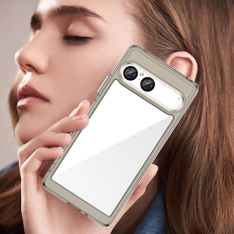 For Sony Xperia 10 VII Colorful Series Acrylic Hybrid TPU Phone Case