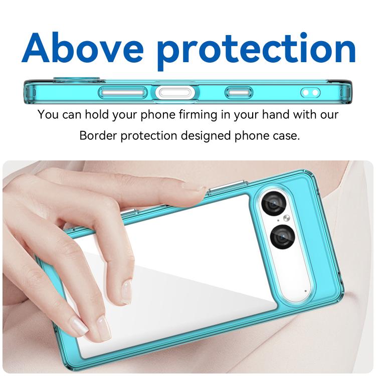 For Sony Xperia 10 VII Colorful Series Acrylic Hybrid TPU Phone Case