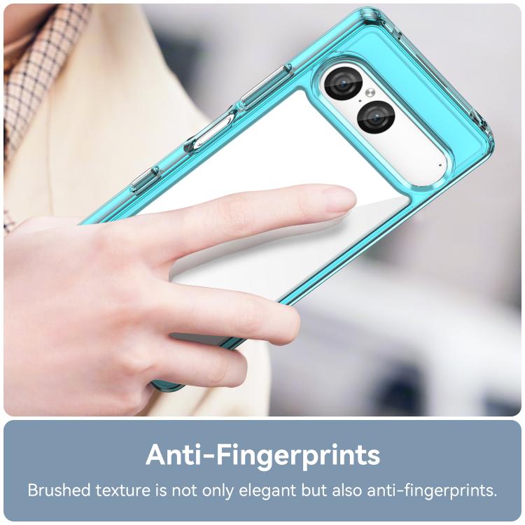 For Sony Xperia 10 VII Colorful Series Acrylic Hybrid TPU Phone Case