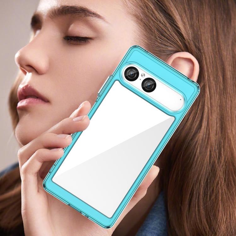 For Sony Xperia 10 VII Colorful Series Acrylic Hybrid TPU Phone Case