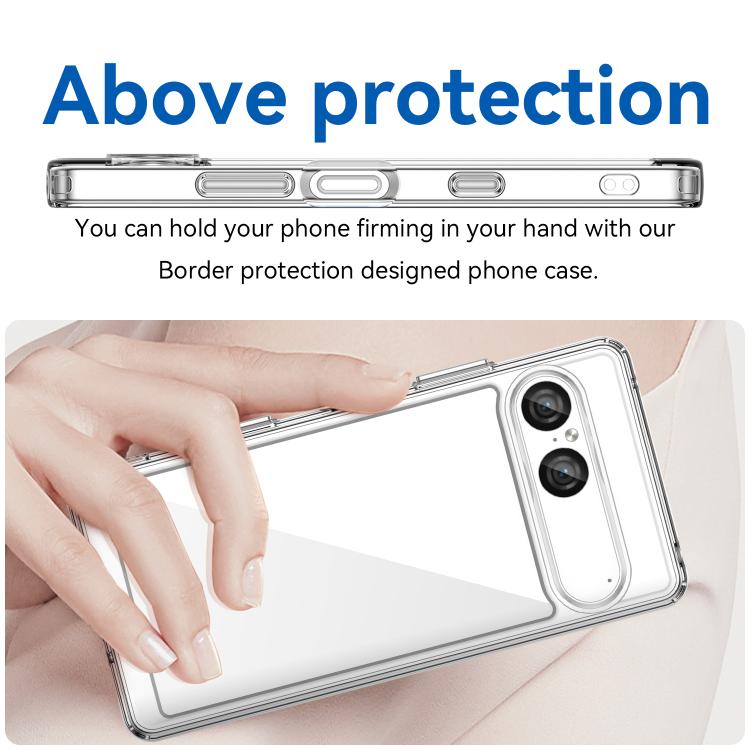 For Sony Xperia 10 VII Colorful Series Acrylic Hybrid TPU Phone Case