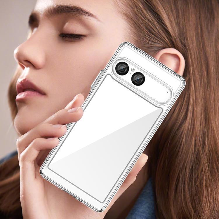 For Sony Xperia 10 VII Colorful Series Acrylic Hybrid TPU Phone Case