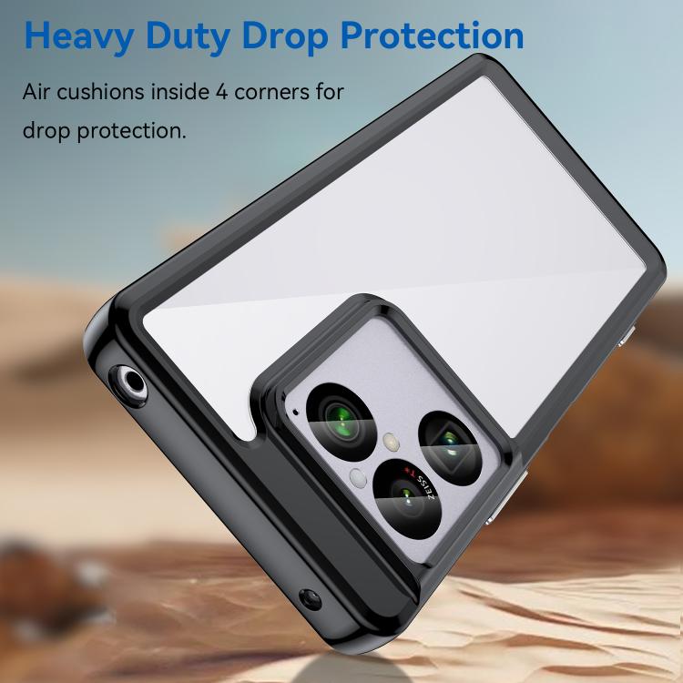 For Sony Xperia 1 VIII Colorful Series Acrylic Hybrid TPU Phone Case