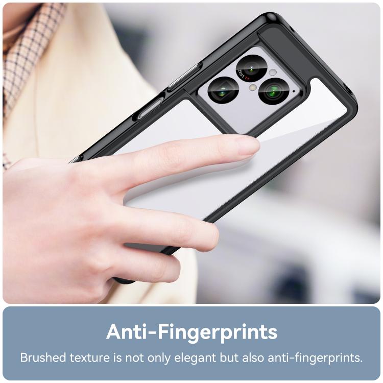 For Sony Xperia 1 VIII Colorful Series Acrylic Hybrid TPU Phone Case