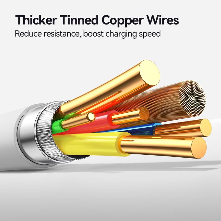 JOYROOM S-A59 Vibrant Series 60W Type-C to Type-C Fast Charging Data Cable, Length:1.2m