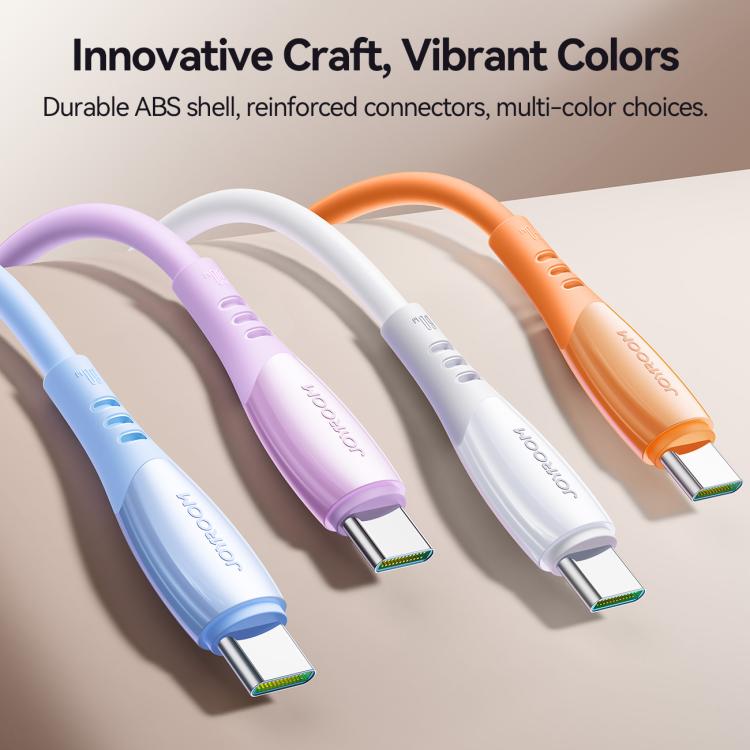 JOYROOM S-A59 Vibrant Series 60W Type-C to Type-C Fast Charging Data Cable, Length:1.2m