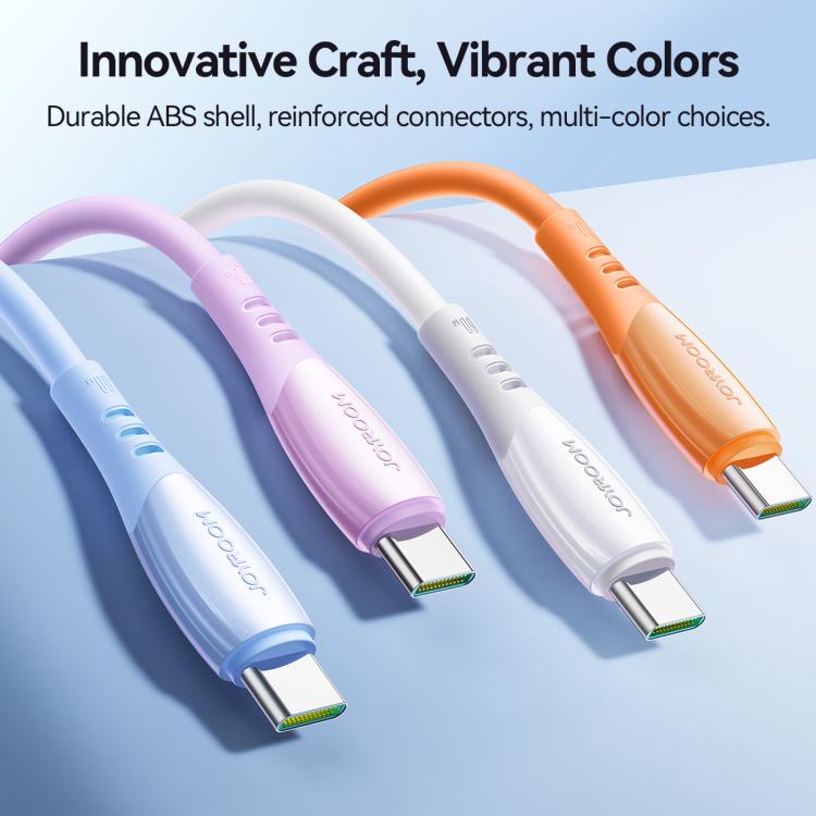 JOYROOM S-A59 Vibrant Series 60W Type-C to Type-C Fast Charging Data Cable, Length:1.2m