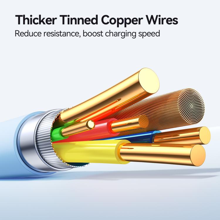 JOYROOM S-A59 Vibrant Series 60W Type-C to Type-C Fast Charging Data Cable, Length:1.2m