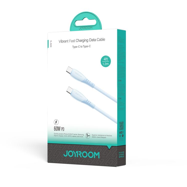 JOYROOM S-A59 Vibrant Series 60W Type-C to Type-C Fast Charging Data Cable, Length:1.2m