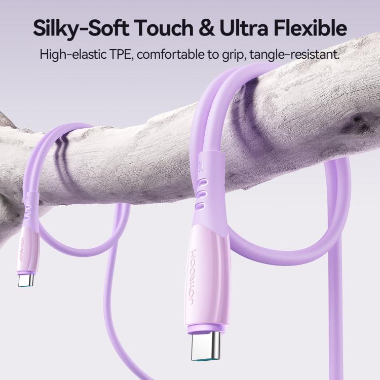 JOYROOM S-A59 Vibrant Series 60W Type-C to Type-C Fast Charging Data Cable, Length:1.2m